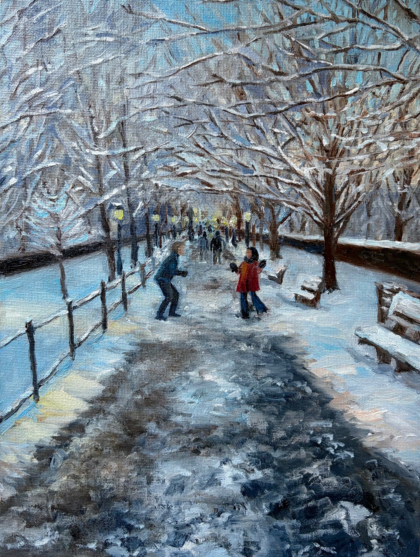 Snowball Fight Print