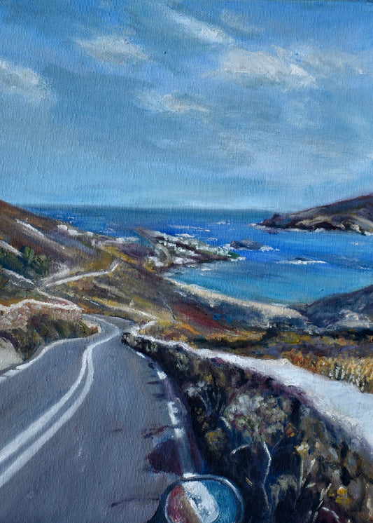 Beach Hopping, a 5x7 mini art print by Clio Smith