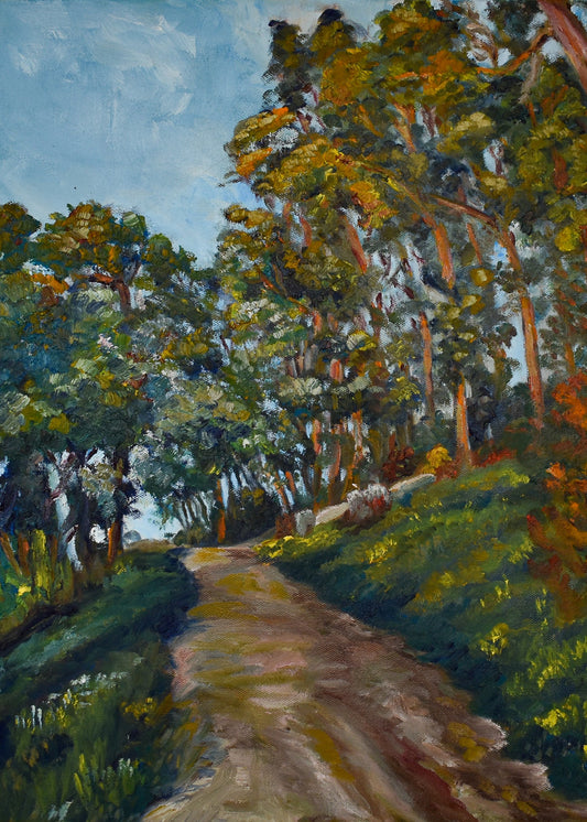 Firetrails of Berkeley, a 5x7 mini art print by Clio Smith