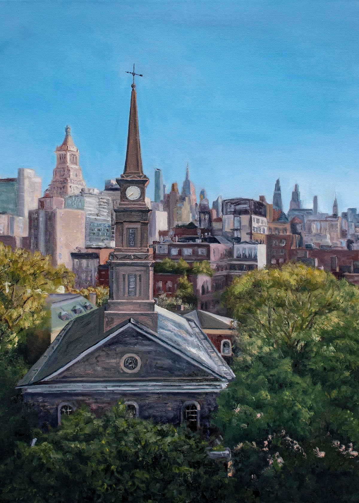 Manhattan, a 5x7 mini art print by Clio Smith