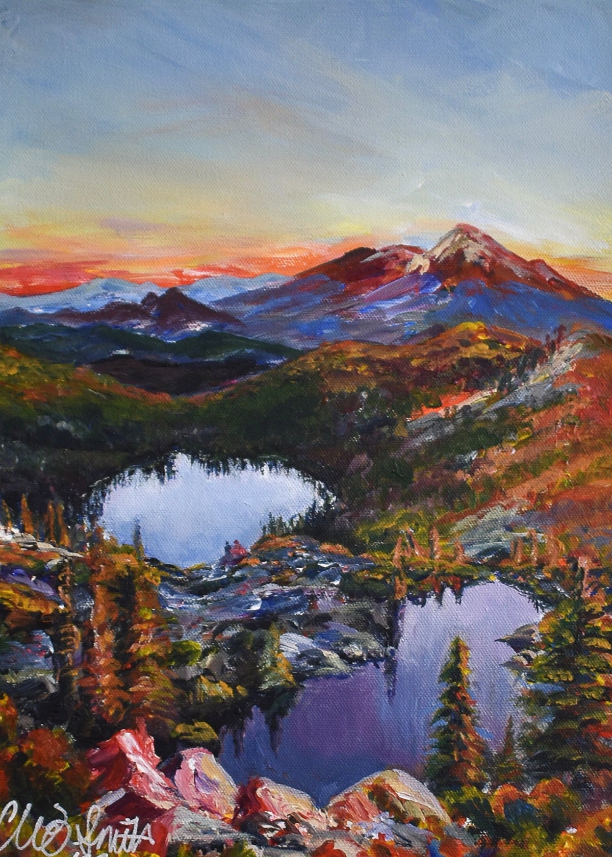 Shasta, California, a 5x7 mini art print by Clio Smith