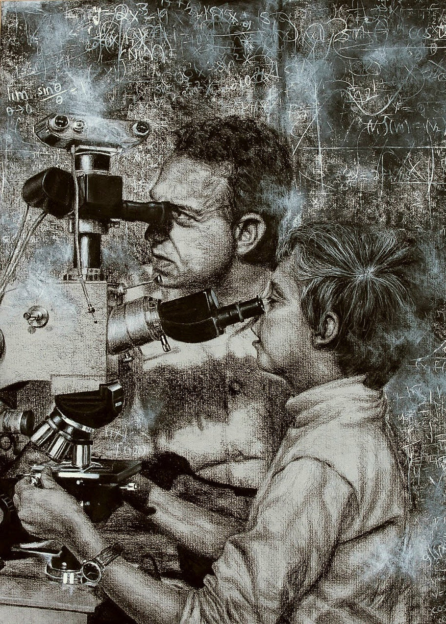 Teach Me, Grandpa, a 5x7 mini art print by Clio Smith